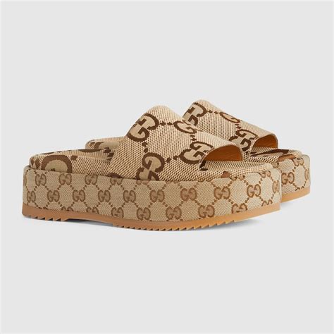 peppa gucci slides|Gucci platform slide sandals women.